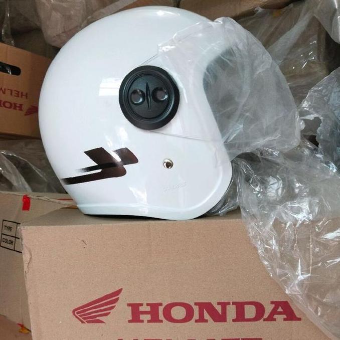 Helmet- Helm Scoopy Putih Honda