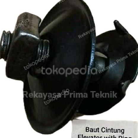Produk Unggulan] BAUT M8 X 32 MM ELEVATOR BAJA RING DAN MUR BUCKET CINTUNG CAWUK BERAS