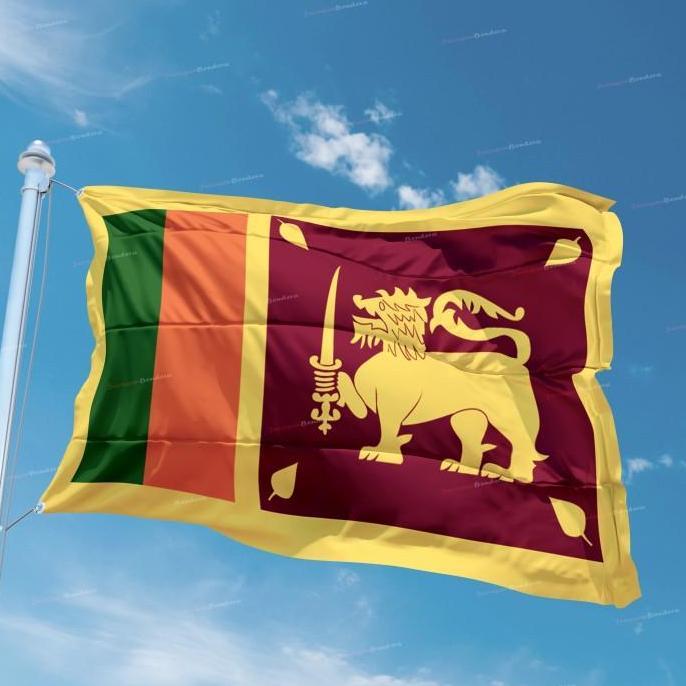 %%%%] Bendera Negara Sri Lanka / Sri Lanka National Flag Cetak Full Printing