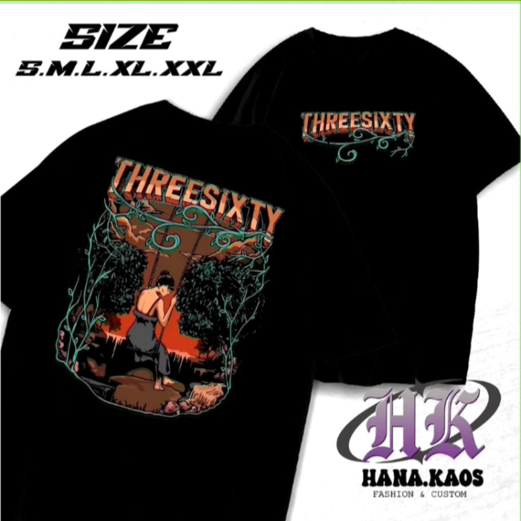 KAOS THREESIXTY DEWI - Kaos BAND THREESIXTY DEWI Terbaru Kaos Kekinian Terbaru terlaris