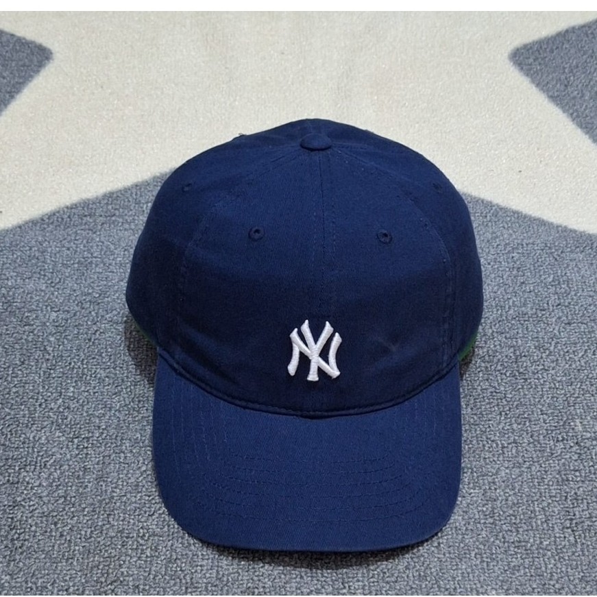 Topi mlb ny yankees bisbol baseball cap biru blue navy preloved 2nd seken sekon secon pl bekas ori