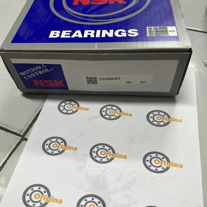 SPHERICAL ROLLER BEARING 22320 EAE4C3 MERK NSK ORINAL