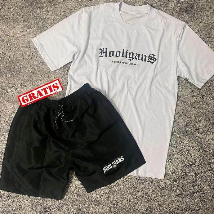 [MEKANO STORE] FREE SHORTPANTS Kaos Hooligans Stand Your Ground - KaosSuporter - Casuals - Free Shor