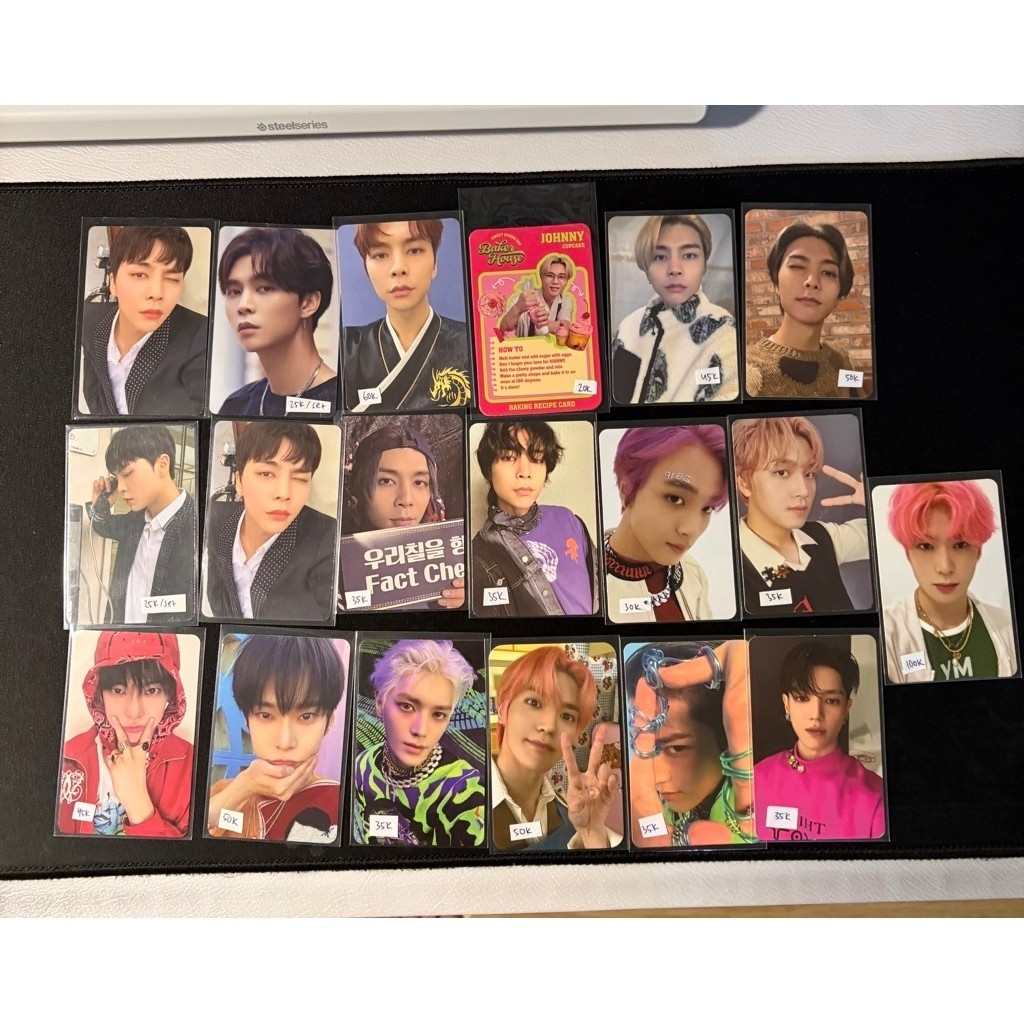 NCT 127 PC Photocard taeyong johnny jaehyun haechan doyoung dicon baker house sticker resonance 2 ba