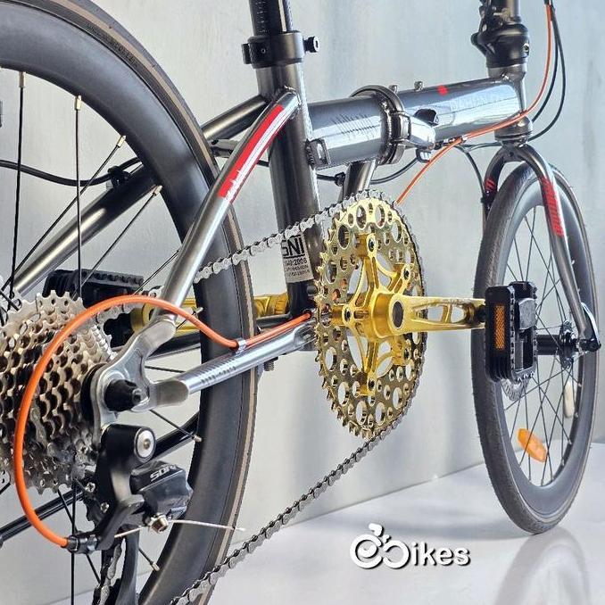 Promo Sepeda Lipat Dahon Ion Sanjose Chromoly 20+ Fullbike Rakitan Jc Bikes Cod