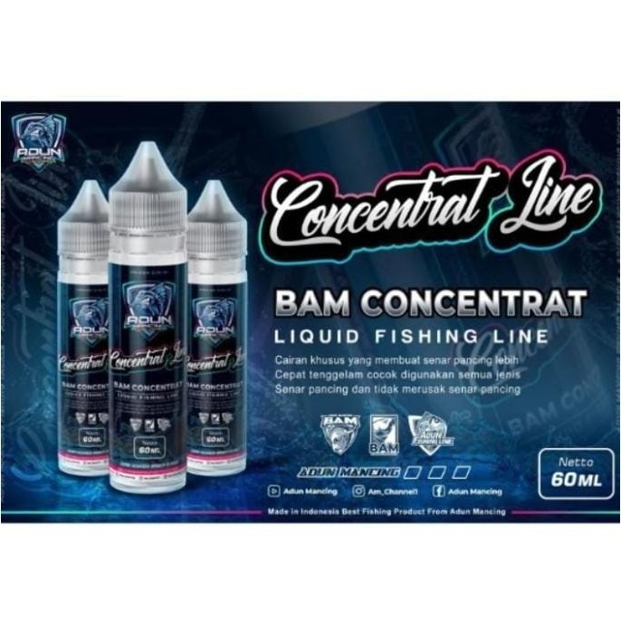 Mancingmania- Bam Concentrat Line Adun Mancing Penenggelam Senar Pancing