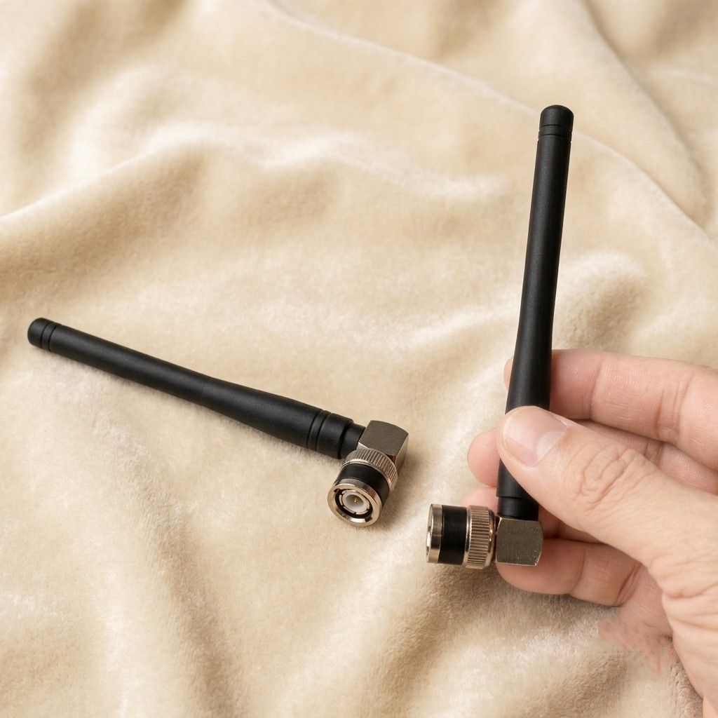 Antena Mic Wireless UHF Connector BNC Siku L - Antena Receiver Mikrofon Wireless (1 Pasang / 2 Pcs)