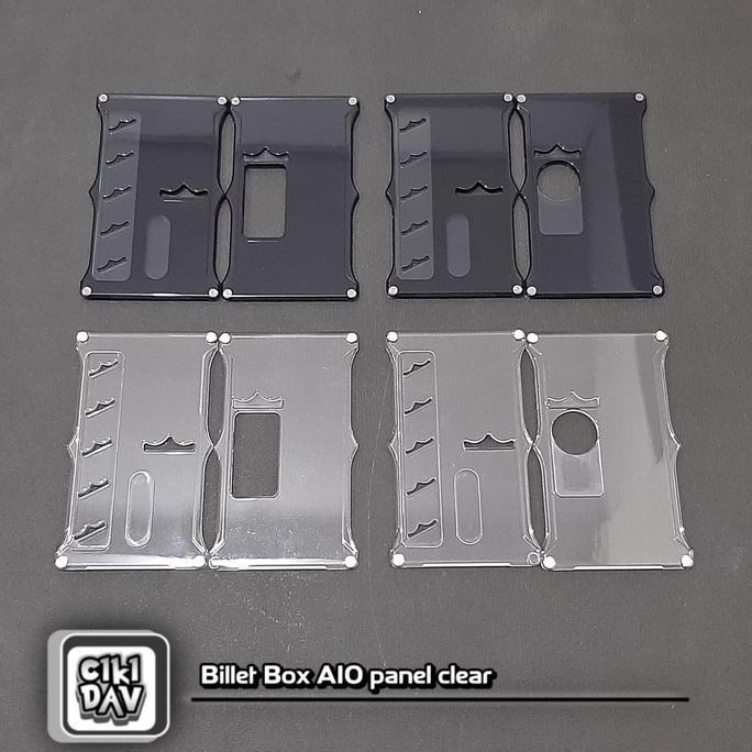 TERBARU - Billet Box panel door clear PCTG
