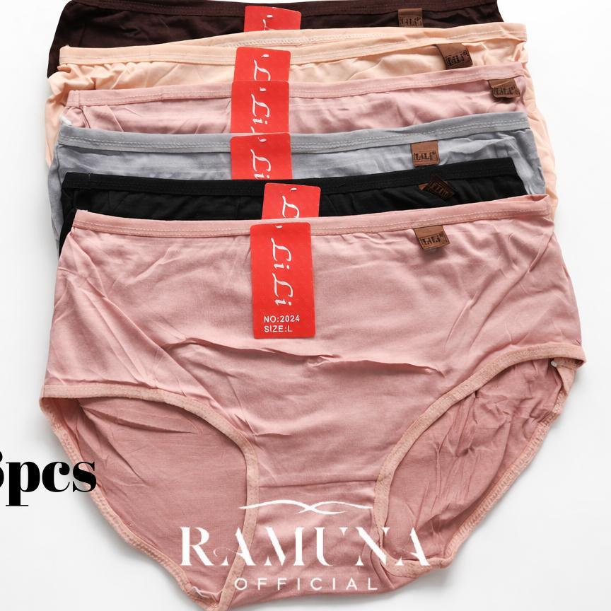 (6Pcs) Lili Celana Dalam Wanita / Cd Wanita Lili / Celana Dalam Wanita Lembut