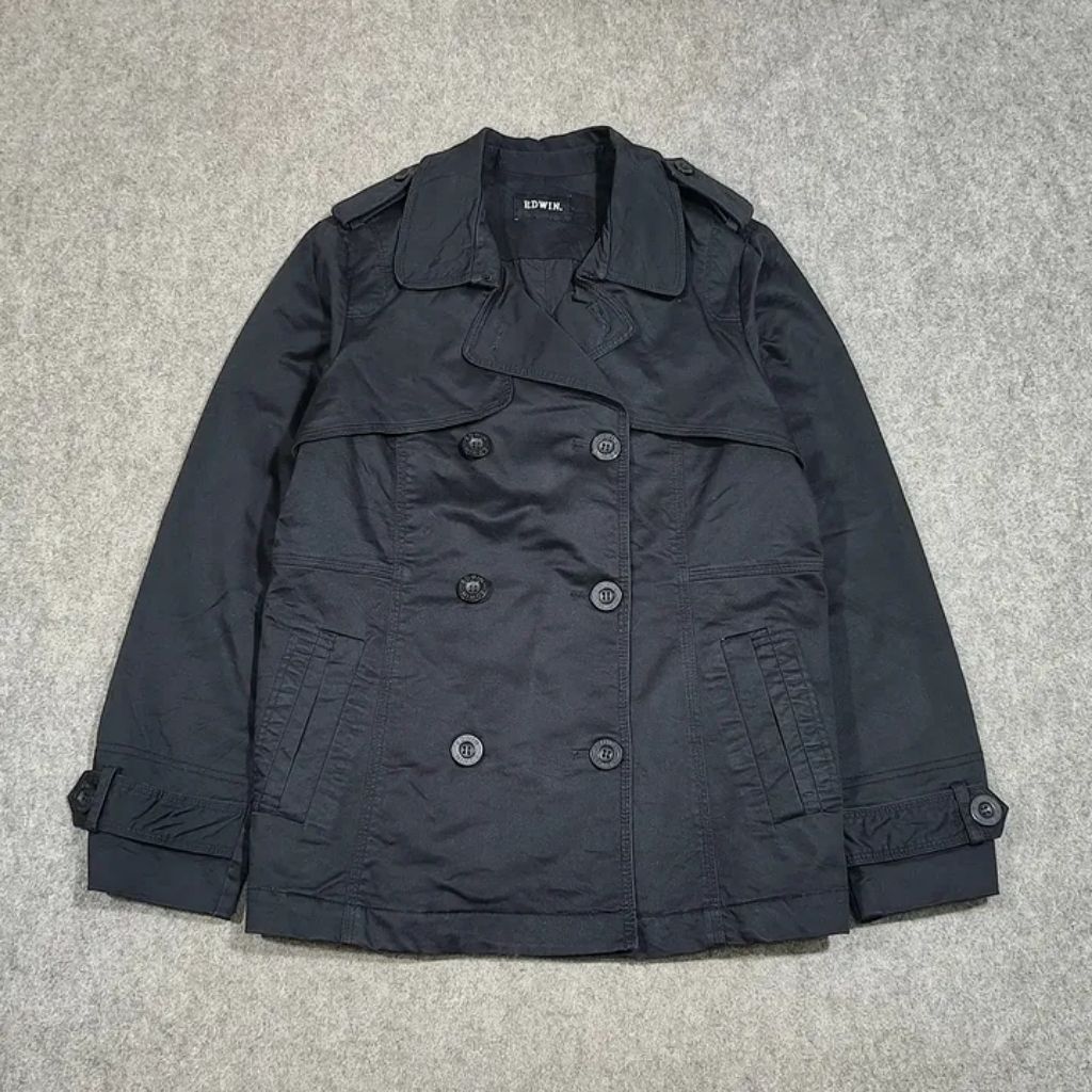 Jaket parka hitam EDWIN size M second