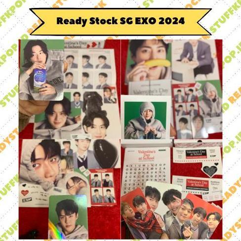 [READY STOCK] EXO SEASON GREETING 2024 SHARING (SEASON GREETING DESK CALENDAR EXO, POB SG EXO SEHUN,