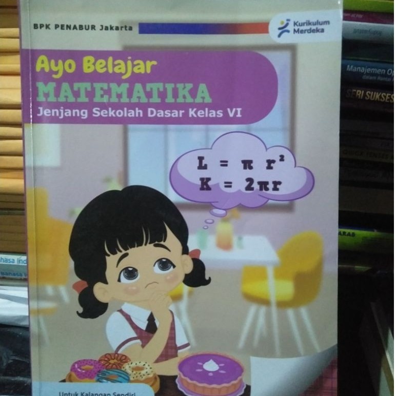Buku Ayo Belajar Matematika Kelas VI SD Kurikulum Merdeka BPK Penabur Jakarta