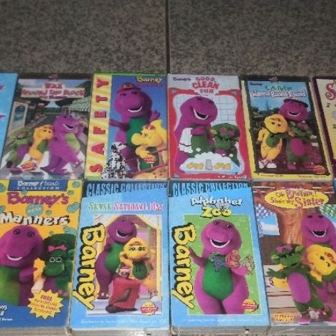 kaset vhs barneyy