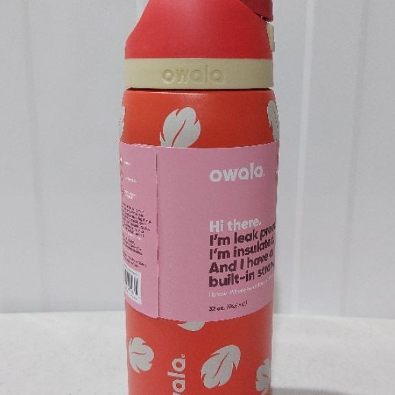 Tumbler owala series stitch red new