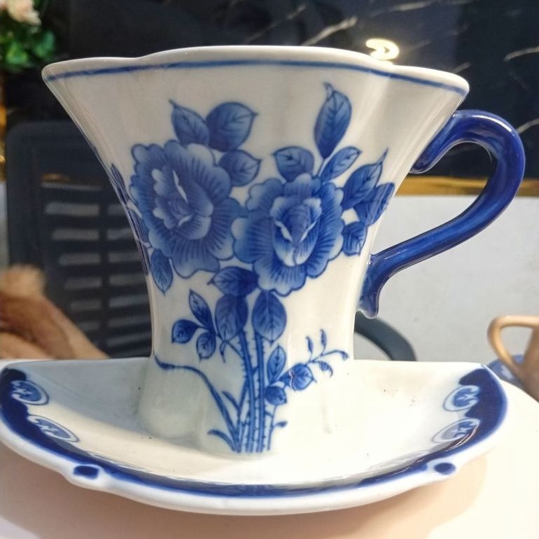 pot gantung keramik porselen china