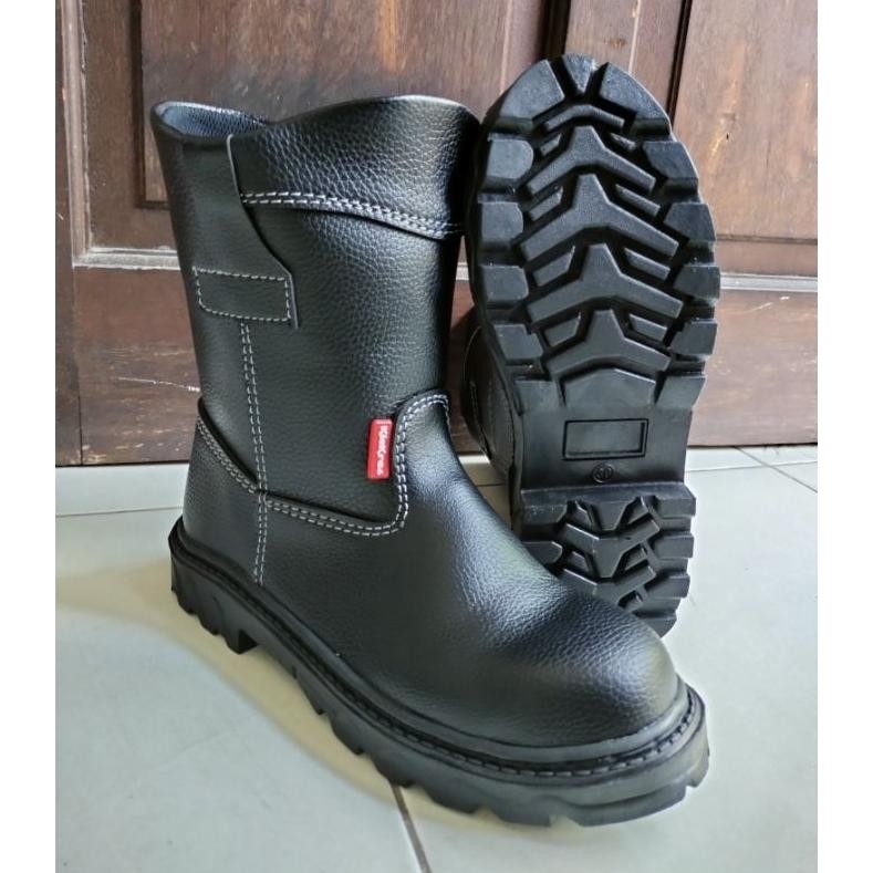 Original Sepatu Safety Boot Pria King Kickers Anti Slip Sepatu Boot Safety Pria Wanita Proyek Lapang
