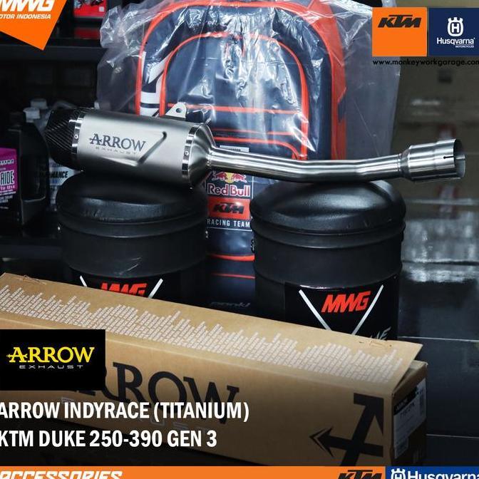 ARROW EXHAUST KTM DUKE 250 390 GEN III TITANIUM