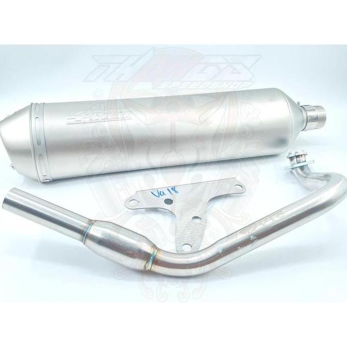 KNALPOT LEOVINCE 4ROAD LEHER STEINLESS VARIO 125/150 2018 - 2020