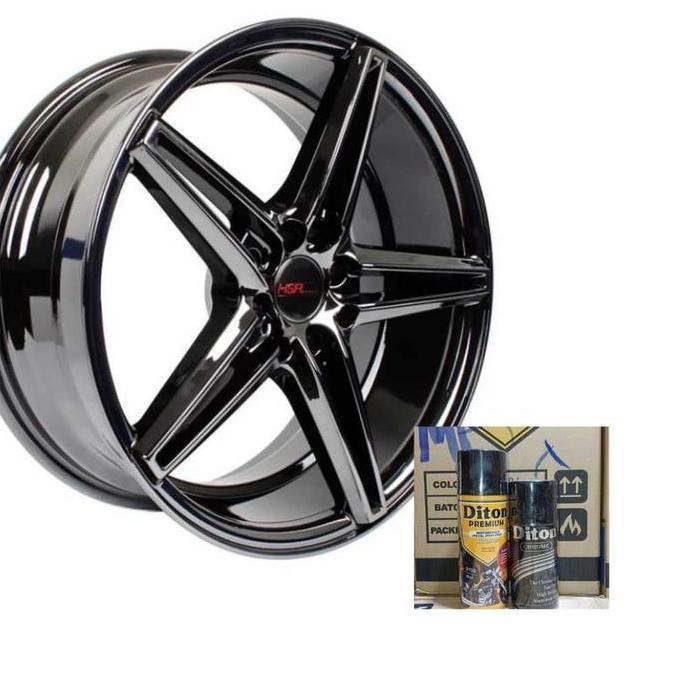 PAKET 2 KALENG BLACK CHROME pilok pilox diton premium x diton chrome paket chrome black chrome pilox