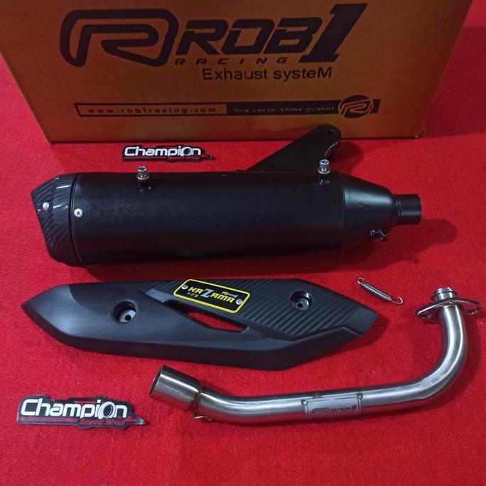 Knalpot Standar Racing ROB1 Kazama Mio M3 Mio Z Gear 125 Xeon GT 125