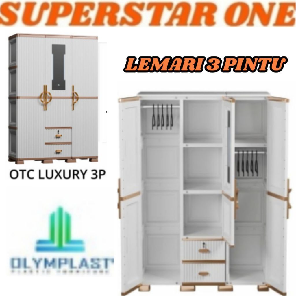 LEMARI OTC LUXURY 3P OLYMPLAST