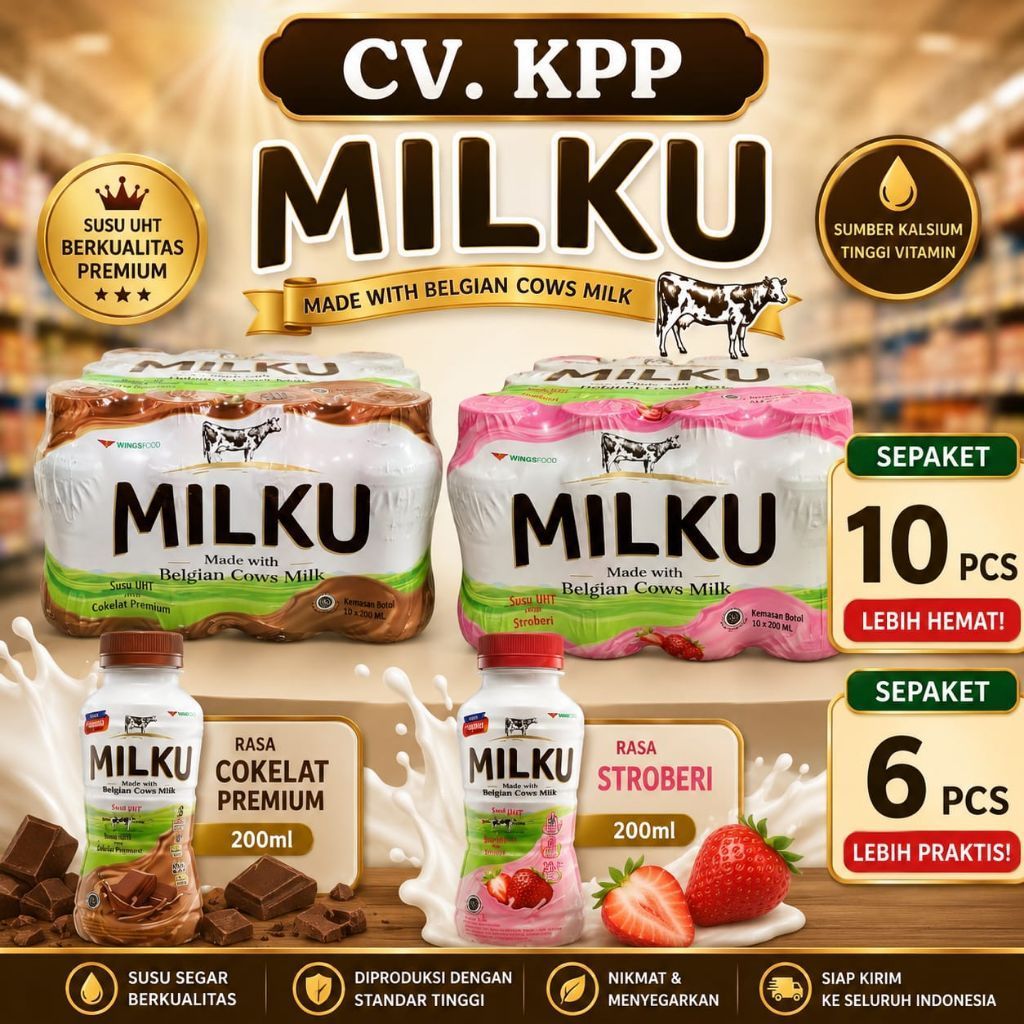 Susu Milku Coklat/Strawberry