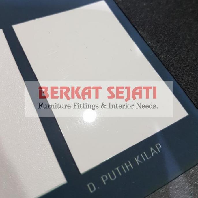 Studio12- Decosheet Putih Gloss Decosit Tacon Pelapis Furniture Background Foto