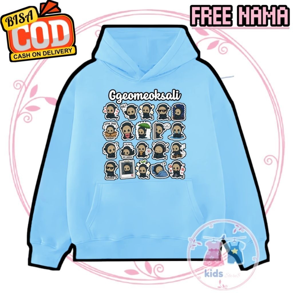 Jaket Anak UNISEX Jaket Hoodie Anak Ggeomeoksali The East Palace Jaket Anak laki-laki & Perempuan