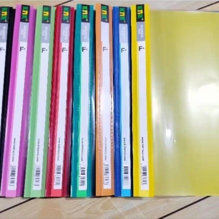 (Lusin) Map Plastik Tulang Bening / Business File Folio KNK / KIKY / OKEY