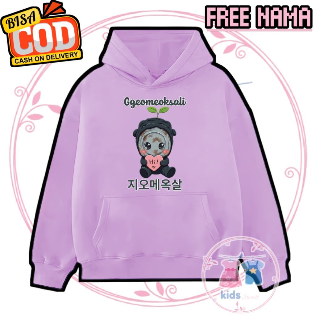 Jaket Anak UNISEX Jaket Hoodie Anak Cute Ggeomeoksali The East palace Jaket Anak Laki-laki dan perem
