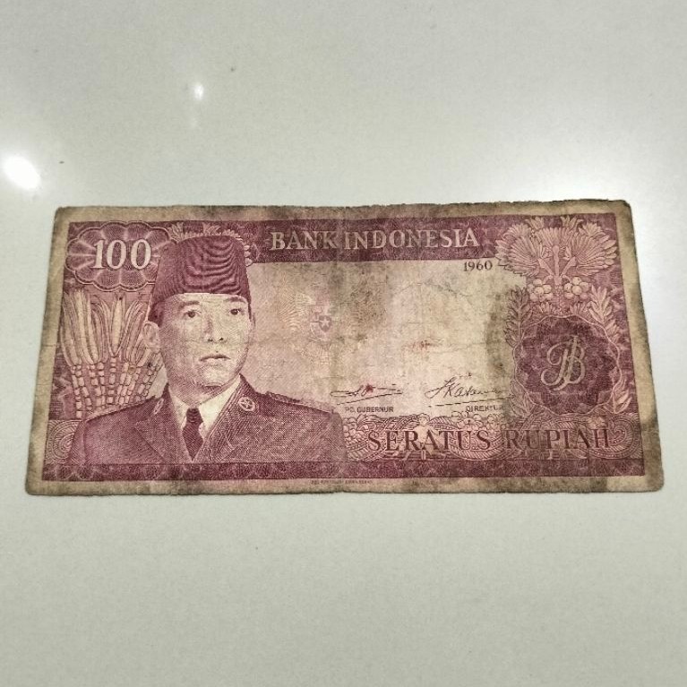 100 sukarno 1960.dijamin asli