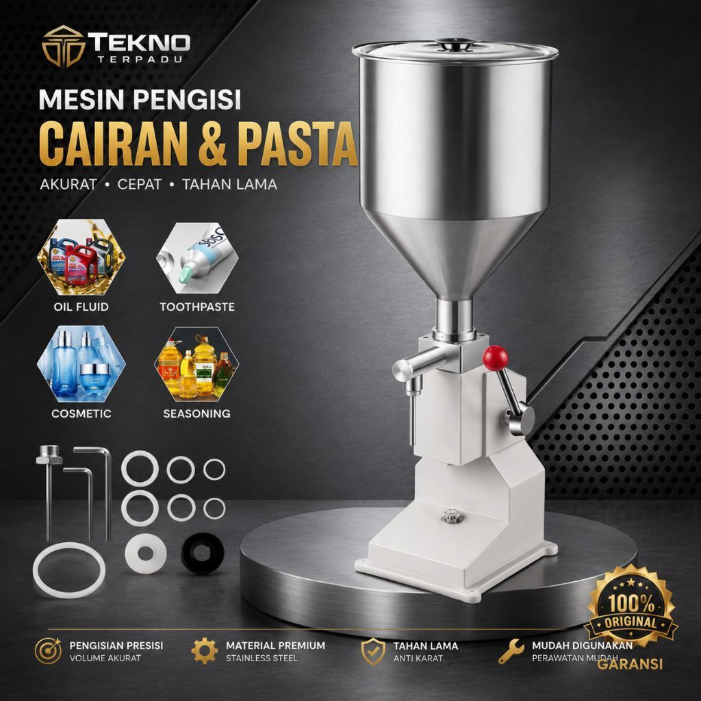 Mesin Filling Pasta Pneumatic / Mesin Pengisi Cairan A02 Heavypack