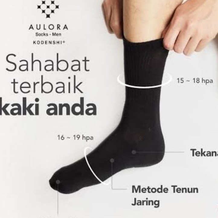 Aulora Socks Men Black