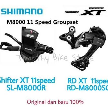 Paket Shimano Shifter dan RD XT 11 Speed