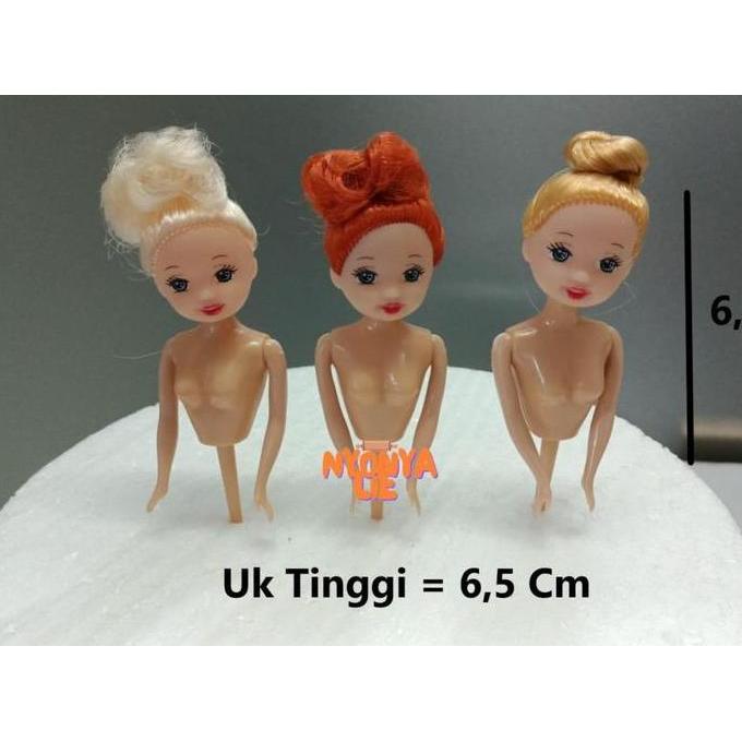 Promo CCA49 Cake Topper Berbie Tusuk Buttercream Setengah Badan Dekor Ultah Fashion Boneka Cocok unt