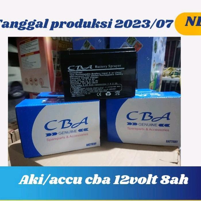 Aki/Accu/Ups 12Volt 8Ah Cba Original Original Dan Terpercaya
