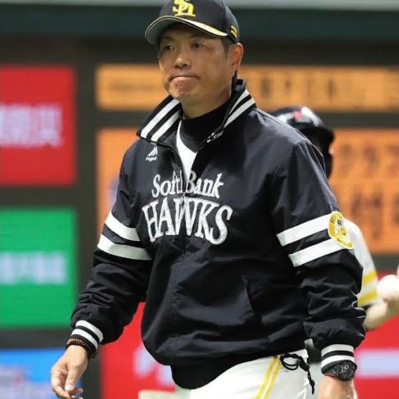 jaket baseball official majestic softbank hawks japan jepang original asli jersey mlb nfl nhl
