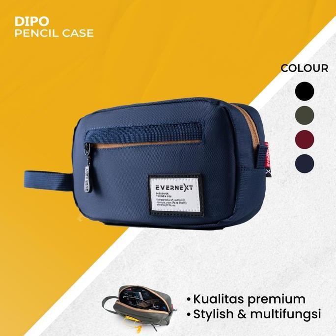 IRVN - Kotak Pensil Tempat Wadah Alat Tulis Sekolah  Dusgrip Pensil Kain