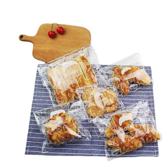 Okebag- Bakindo Kantong Plastik Opp Roti / Kemasan Kue Bakery 100Pcs