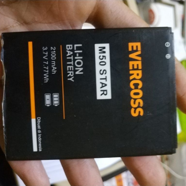 Baterai Evercoss M50 Star Original Cabutan