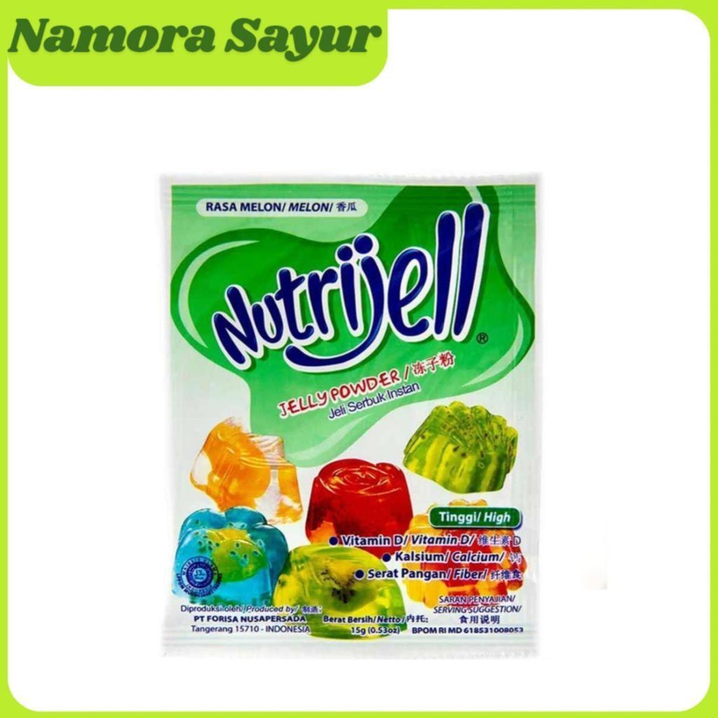 Nutrijell Bubuk Agar Agar Rasa Melon 15 gr