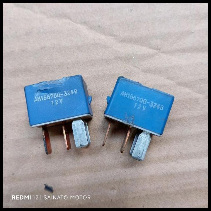 DISKON RELAY RILEY BIRU DENSO KAKI 4 AH156700-3240 12V COPOTAN/PCS 
