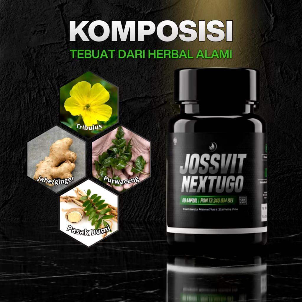 TERMURAH JossVIT Nextugo 30 Kapsul - Obat Herbal Original - Bebas Efek Samping