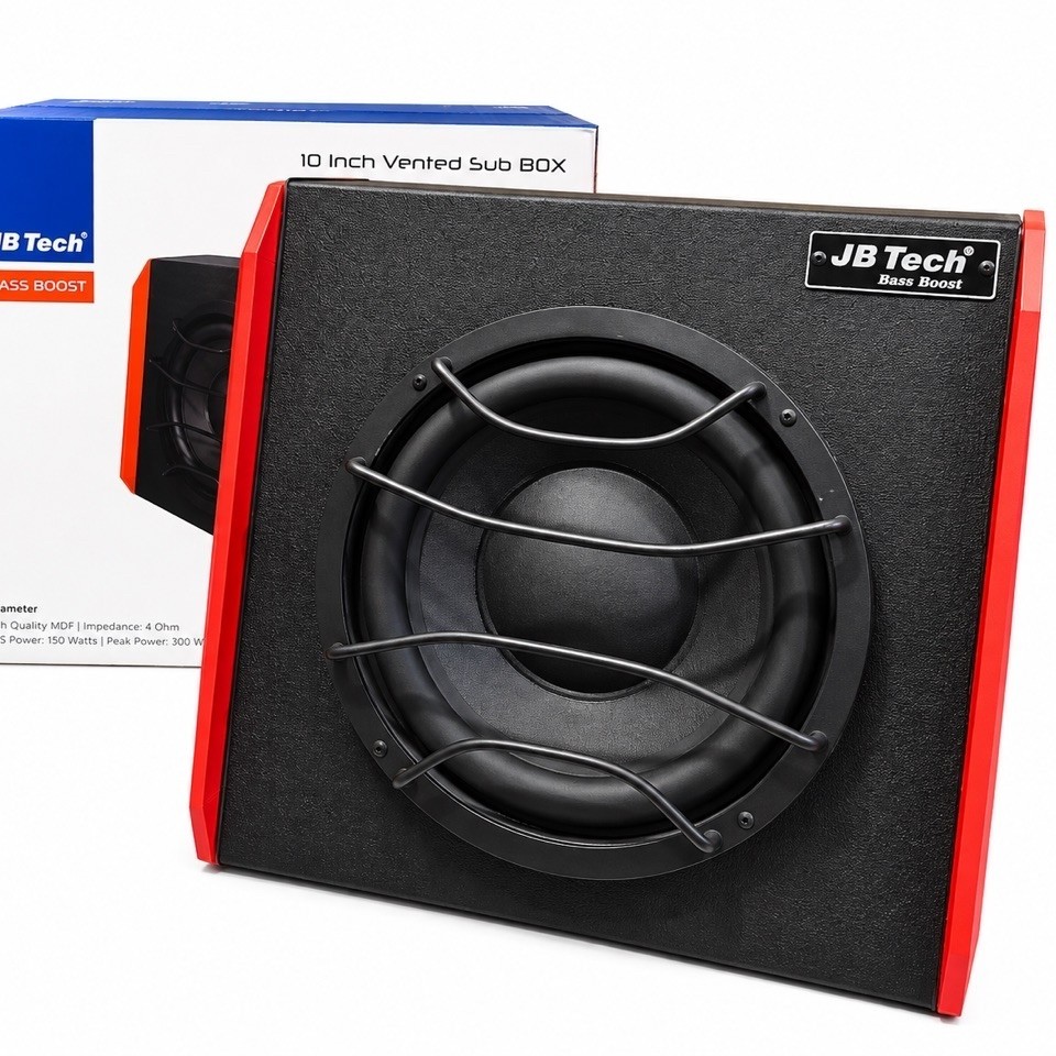Subwoofer Aktif Bastube kotak JB TECH 10 inch JT-108 Built-in power bass TOP Bass Bosst