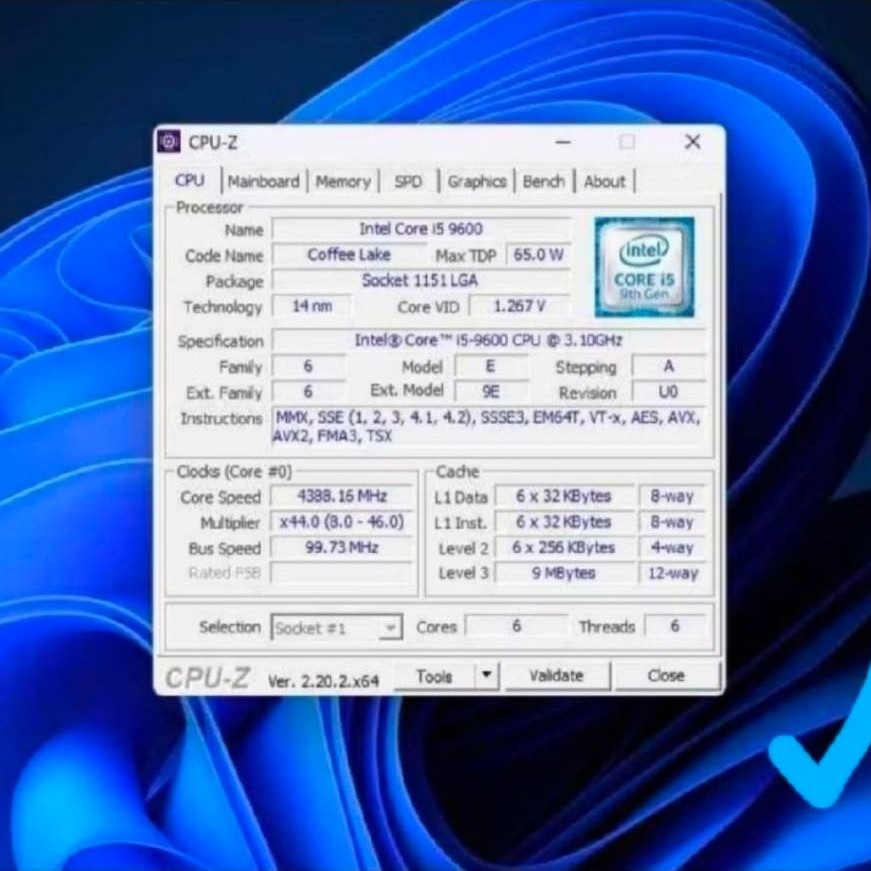 prosesor core i5 gen 9