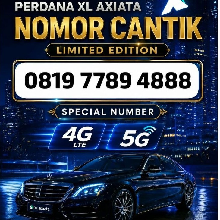 PERDANA XL NOMOR CANTIK RAPI SPESIAL TRIPLE 888 4888