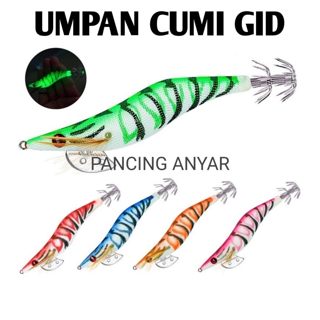 umpan mancing cumi”/sotong GID