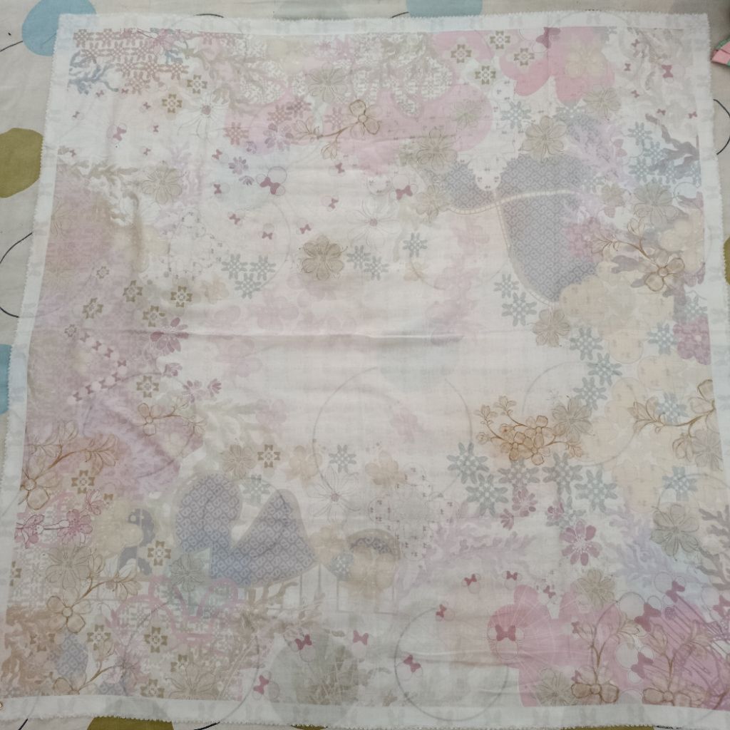 Buttonscarves BS The Dream Park Series TDP Marsmallow kondisi Terima apa adanya Reguler Voal Scarf s