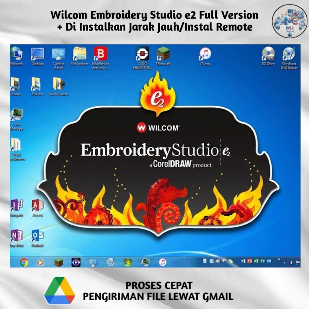 Wilcom Embroidery Studio e2 Sp3 | Full Version | Permanen | Untuk Desain Bordir