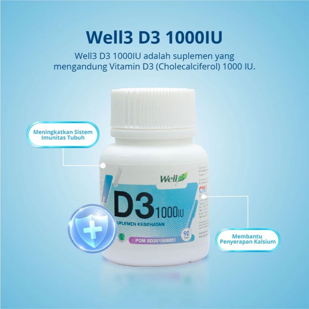 Well3 D3 1000iu